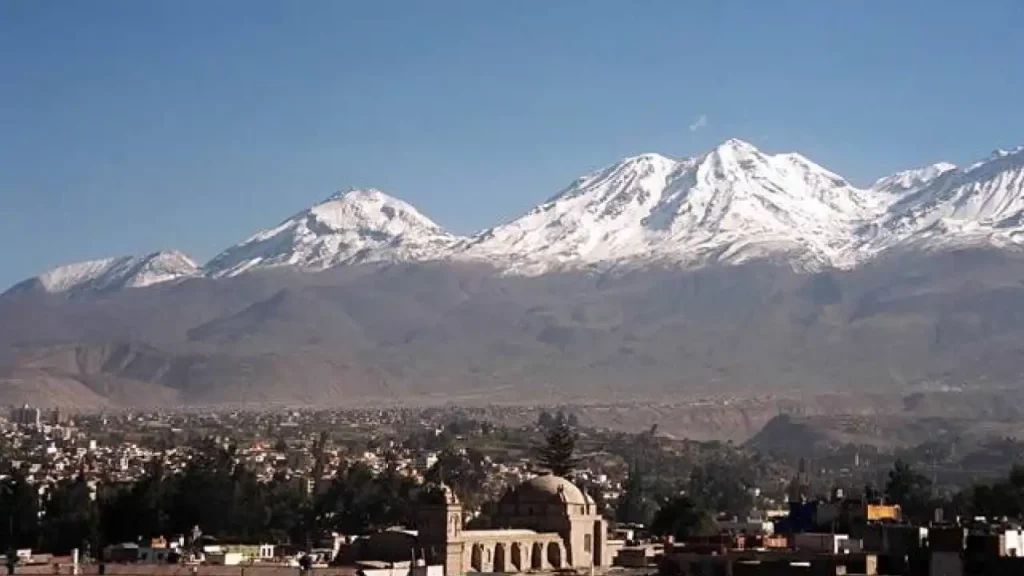 Vista da Cordilheira do Peru